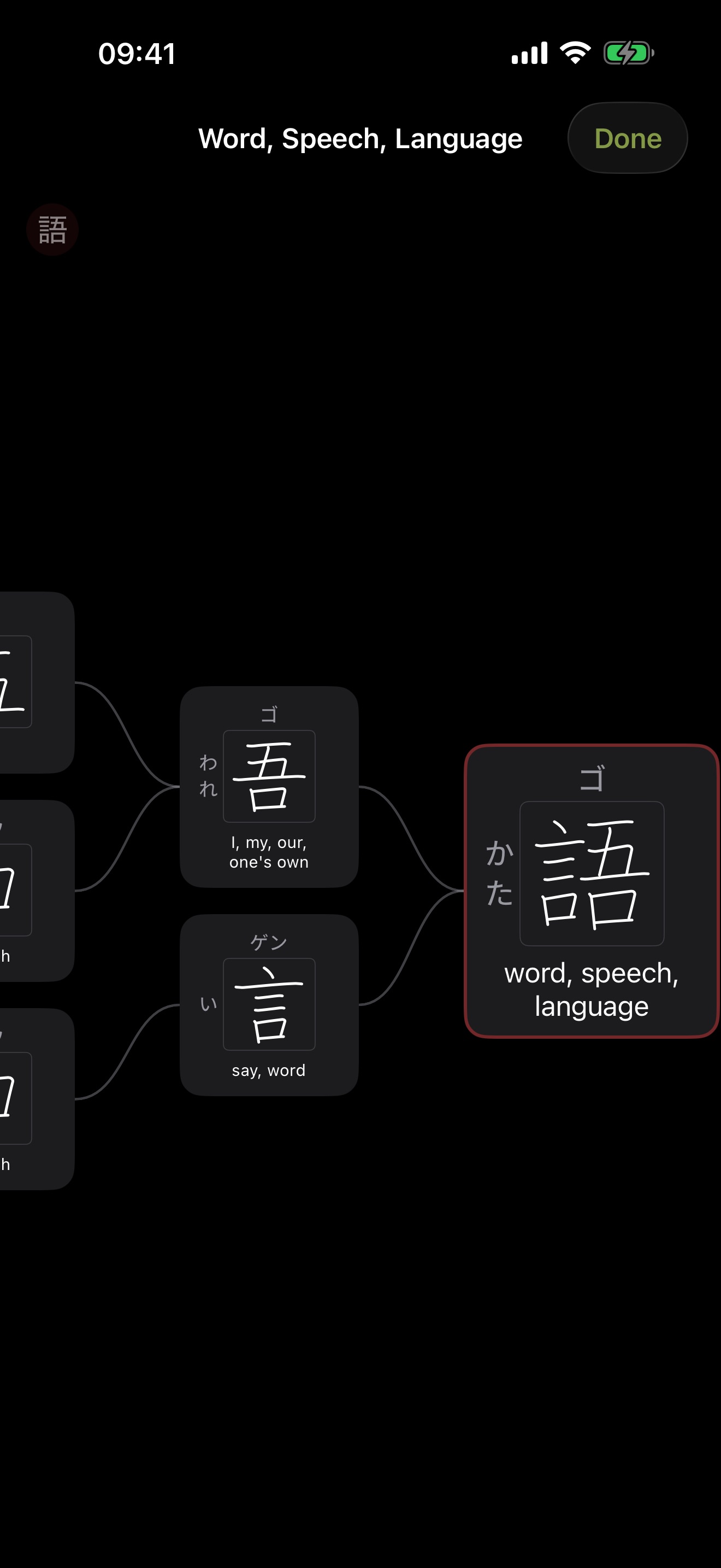 imiwa? kanji graph explorer